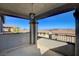 Spacious balcony offering panoramic views of the surrounding neighborhood and distant mountains at 5434 Fawn Chase Way, Las Vegas, NV 89135