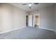 Carpeted bedroom has an ensuite bathroom and closet for ease and privacy at 5855 Valley Dr # 2161, North Las Vegas, NV 89031