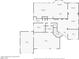 Detailed floor plan showcasing the layout of the first floor including the kitchen, living room, and garage at 6999 Stone Meadows Ave, Las Vegas, NV 89142