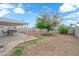Backyard with patio, landscaping, and ample space at 721 Carpenter Dr, Las Vegas, NV 89107