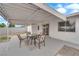Backyard featuring covered patio with outdoor furniture at 721 Carpenter Dr, Las Vegas, NV 89107