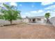 Backyard with covered patio, swing, landscaping, and ample space at 721 Carpenter Dr, Las Vegas, NV 89107