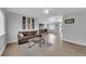 Bright living room with wood floors, modern decor, and an open layout at 721 Carpenter Dr, Las Vegas, NV 89107