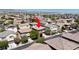 The property offers a beautiful aerial view with a spacious layout at 7931 Mineral Peak St, Las Vegas, NV 89166