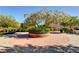 Charming circular brick gathering space with benches, perfect for community events at 7931 Mineral Peak St, Las Vegas, NV 89166