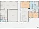 Detailed floor plan showcasing the layout of both levels of the home at 7931 Mineral Peak St, Las Vegas, NV 89166