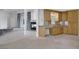 Open-concept living area with fireplace, comfortable furniture, and built-in cabinets at 8130 Cassian Ct, Las Vegas, NV 89129