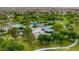 Scenic aerial view of a park with walking paths, picnic areas, and green spaces at 8130 Cassian Ct, Las Vegas, NV 89129