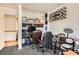 Office featuring a desk, music recording equipment, and drumset at 821 Tollbrook Way, Henderson, NV 89011