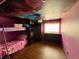 Unique bedroom featuring a bunk bed and custom ceiling mural at 8237 Cline Mountain St, Las Vegas, NV 89131