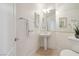 This bathroom features a vessel sink, tile flooring and bright light at 8714 Las Posas Ave, Las Vegas, NV 89147