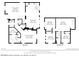 Detailed floor plan of the home showcasing room dimensions and layout on two levels at 8714 Las Posas Ave, Las Vegas, NV 89147