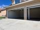 Spacious three-car garage with ample parking and storage options at 8714 Las Posas Ave, Las Vegas, NV 89147