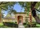Inviting clubhouse with lush landscaping and a well-maintained walkway at 8725 Red Rio Dr # 203, Las Vegas, NV 89128