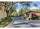 A gated entrance and guardhouse adds security and charm to the community at 8725 Red Rio Dr # 203, Las Vegas, NV 89128