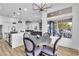 Bright dining area next to kitchen and living room, perfect for entertaining at 9513 Villa Ridge Dr, Las Vegas, NV 89134