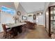 Inviting living area with natural light, comfortable seating, and an elegant chandelier at , North Las Vegas, NV 89031