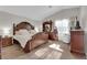 Bright main bedroom with a large bed, high ceilings, and natural light from the window at , North Las Vegas, NV 89031