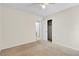 Bedroom with carpet, access to bathroom, and closet for storage at 10791 Silver Lace Ln, Las Vegas, NV 89135