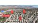 This community map shows the convenient location and close proximity to a school, highway, and other points of interest at 10791 Silver Lace Ln, Las Vegas, NV 89135