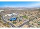 A beautiful aerial view of the community, including a park with covered picnic tables and mountain views at 1088 Casady Hollow Ave, Henderson, NV 89012