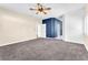 The empty bedroom has carpet at 1088 Casady Hollow Ave, Henderson, NV 89012