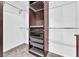 The closet has built in shelving and carpet at 1088 Casady Hollow Ave, Henderson, NV 89012