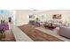 Bright living and dining areas featuring new flooring and ample natural light at 1088 Casady Hollow Ave, Henderson, NV 89012
