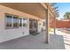 Spacious patio provides access to pool, offers a relaxing outdoor living space at 1088 Casady Hollow Ave, Henderson, NV 89012