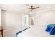 Bright main bedroom showcasing ensuite bath and closet entrances at 11398 Belmont Lake Dr # 104, Las Vegas, NV 89135