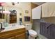 Bathroom with tub/shower combo and vanity at 1312 Rawhide St, Las Vegas, NV 89119