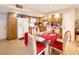 Kitchen with tile floor features a dining area with seating for four at 1312 Rawhide St, Las Vegas, NV 89119