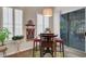 Dining nook with natural light, offering an eat in space near the kitchen at 1432 Castle Crest Dr, Las Vegas, NV 89117
