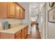 Bright hallway with ample storage and views to living spaces at 1432 Castle Crest Dr, Las Vegas, NV 89117