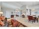 Expansive living spaces featuring a seamless flow, tasteful decor, and an abundance of natural light at 1432 Castle Crest Dr, Las Vegas, NV 89117