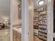 Walk-in pantry provides ample storage space at 1432 Castle Crest Dr, Las Vegas, NV 89117