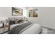 Cozy bedroom with plush bedding and a window at 1540 Singing Bird Ln, North Las Vegas, NV 89031