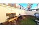 Cozy backyard with a hammock and planter at 2131 Pillar Pointe St, Las Vegas, NV 89115