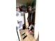 View of a well-organized walk-in closet with hanging clothes and shelves at 2131 Pillar Pointe St, Las Vegas, NV 89115