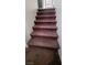 Carpeted staircase with a classic design leading to the upper level at 2131 Pillar Pointe St, Las Vegas, NV 89115
