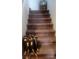 Carpeted stairs leading to the upper level of the home at 2131 Pillar Pointe St, Las Vegas, NV 89115