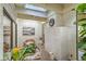 Unique atrium with a garden feature, skylights, and decorative architectural elements at 2531 La Cara Ave, Las Vegas, NV 89121