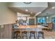 Modern kitchen with an open breakfast bar connecting to the dining area, great for entertaining at 2531 La Cara Ave, Las Vegas, NV 89121