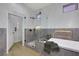 This bathroom features a separate shower and tub at 2621 Spalding Dr, Las Vegas, NV 89134