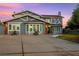 Elegant two-story home boasting a large driveway and beautiful landscaping at 3531 W Arby Ave, Las Vegas, NV 89118