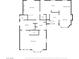 Detailed floor plan showcasing layout of kitchen, dining area, living room and Gathering room at 3531 W Arby Ave, Las Vegas, NV 89118