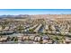 Aerial view of the neighborhood showcasing community layout and desert landscape at 5017 Kaibab Forest Ave, Las Vegas, NV 89141
