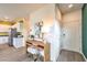 Inviting entryway featuring stylish decor and a view into the modern kitchen at 505 Red Lovebird Ave # Lot 1229, Henderson, NV 89011