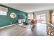 Bright living room with a sliding door leading to the backyard at 505 Red Lovebird Ave # Lot 1229, Henderson, NV 89011