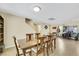 Inviting dining area featuring a wooden table set and direct access to the living spaces at 5321 Welch Valley Ave, Las Vegas, NV 89131